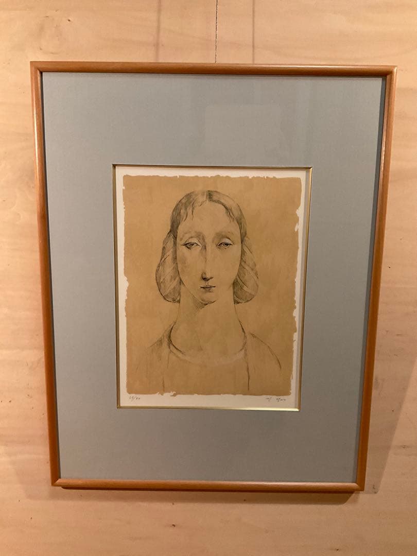 吉岡正人　「遠い想い」　リトグラフ　直筆サイン・エディション有り