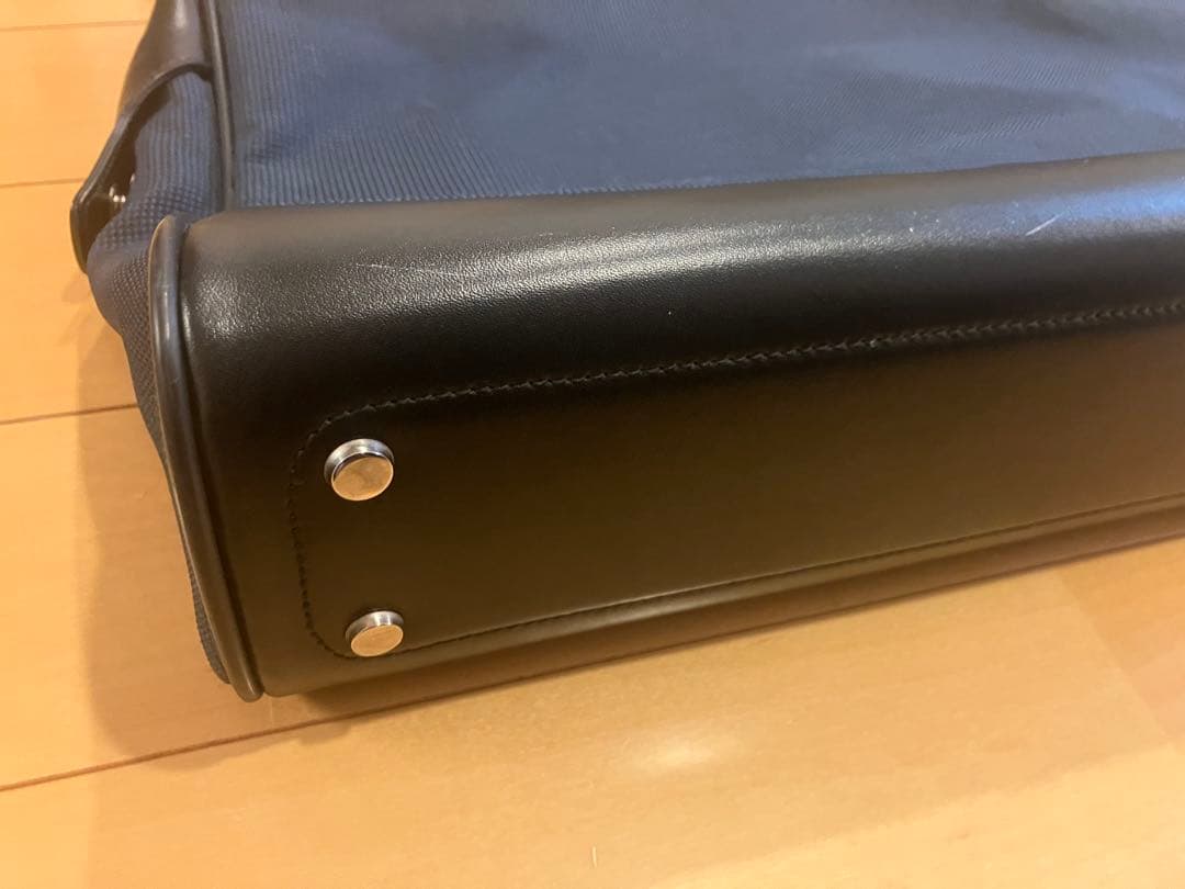 モンブラン A4可 ビジネス ブリーフケース ナイロン レザー ネイビー