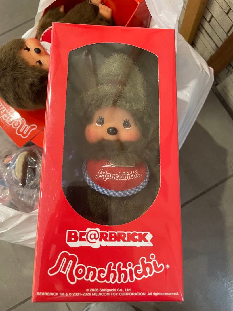 モンチッチ（BE@RBRICK コスチュームVer.） ぬいぐるみ - メルカリ