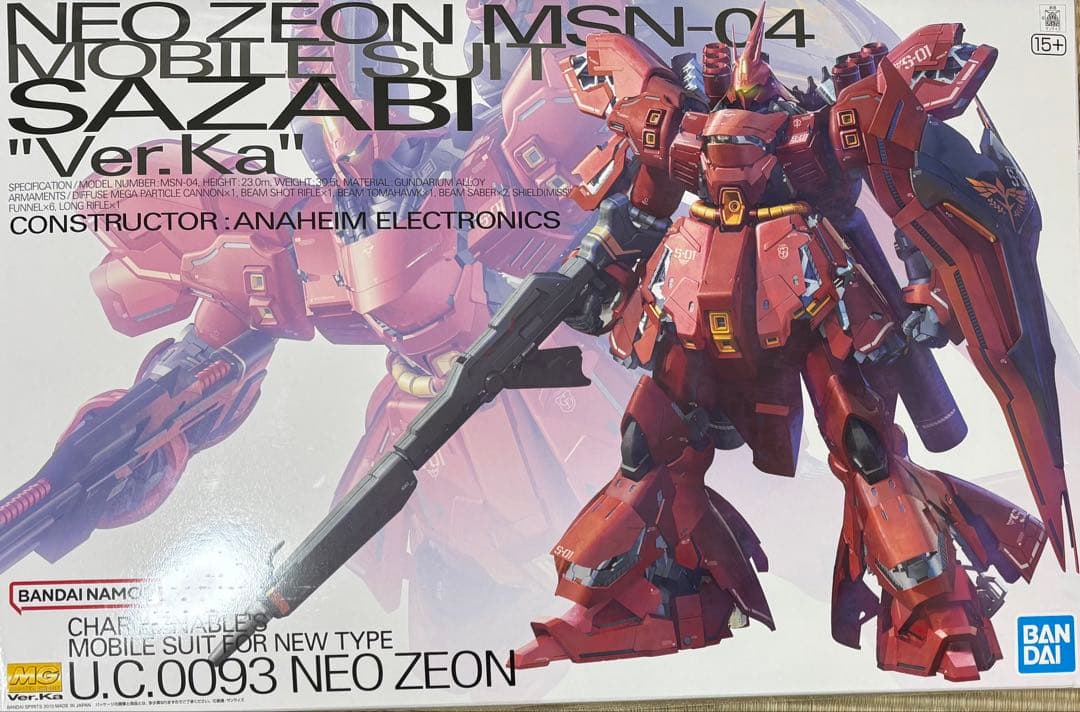 MG MSN-04 サザビー Ver.Ka 1/100 新品未開封