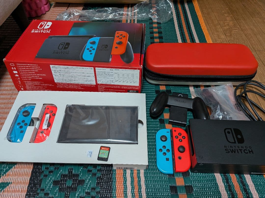 Nintendo Switch 本体　難ありと　あつまれどうぶつの森　SDカード