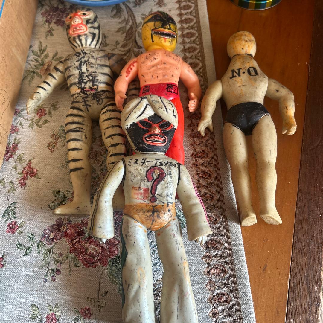 レトロ フィギュアセット ソフビ 当時物 ジャンク