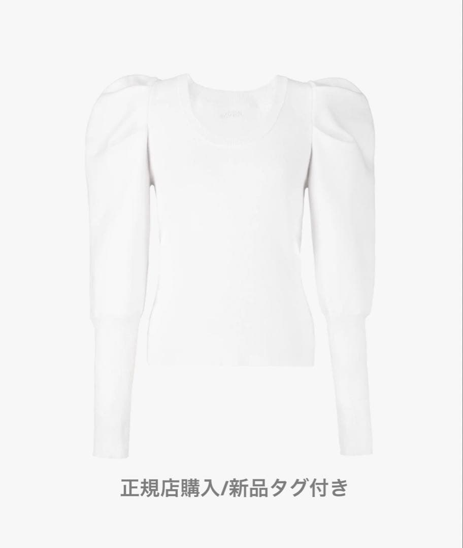 Bibiy. ビビィ エッフィーパフニット Effie puff knit 白 - メルカリ