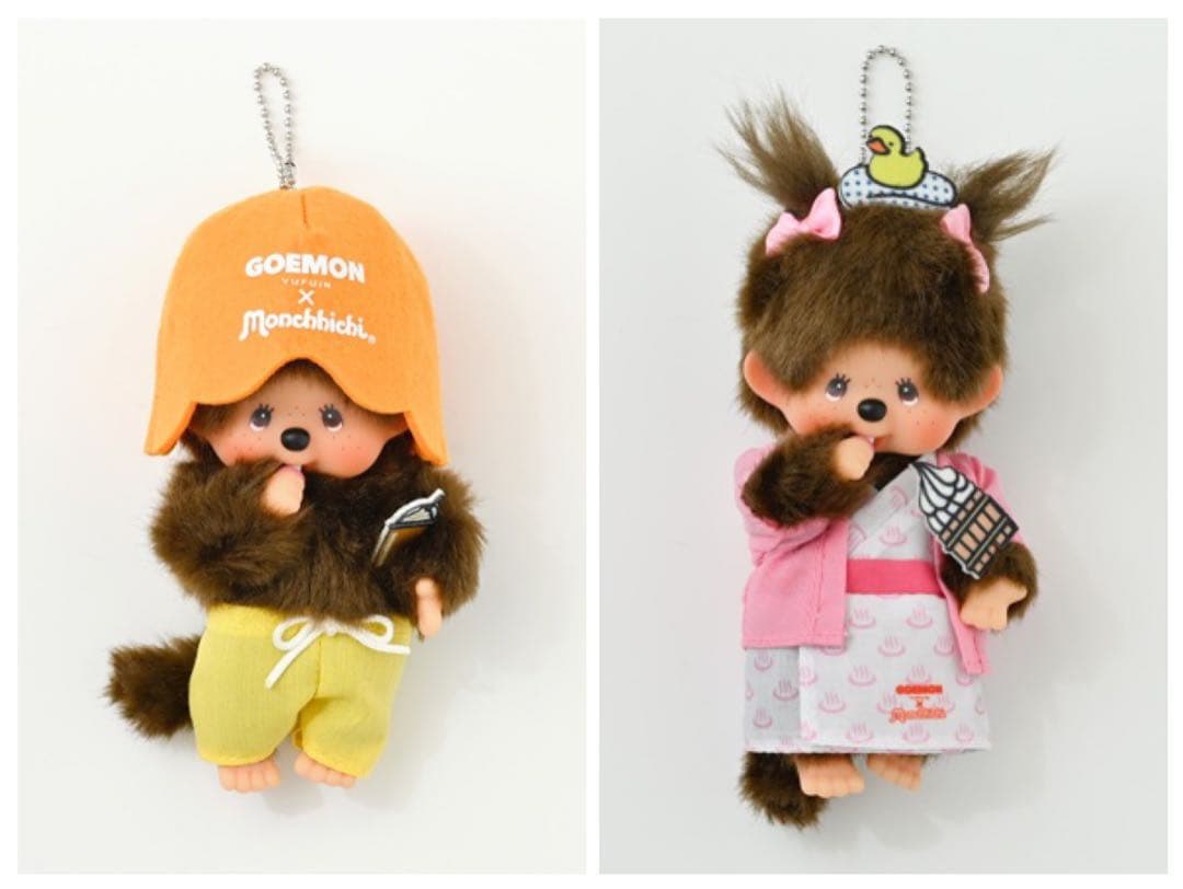 モンチッチ GOEMON サウナハット、浴衣2体セット湯布院限定⭐︎期間限定商品