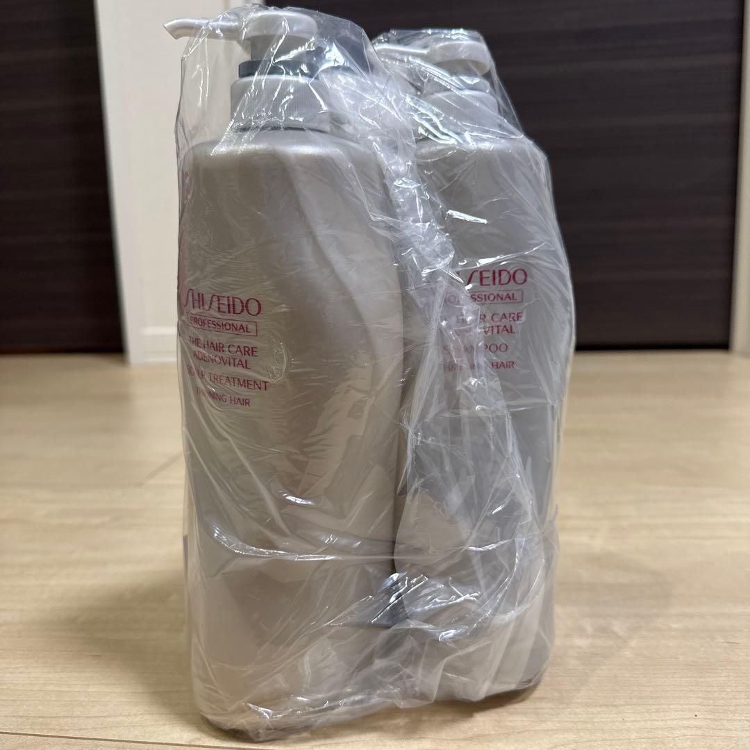 【新品】2000ml 資生堂　アデノバイタル シャンプー・トリートメント アデノバイタル 資生堂 シャンプー 1000ml 本体 2本 資生堂