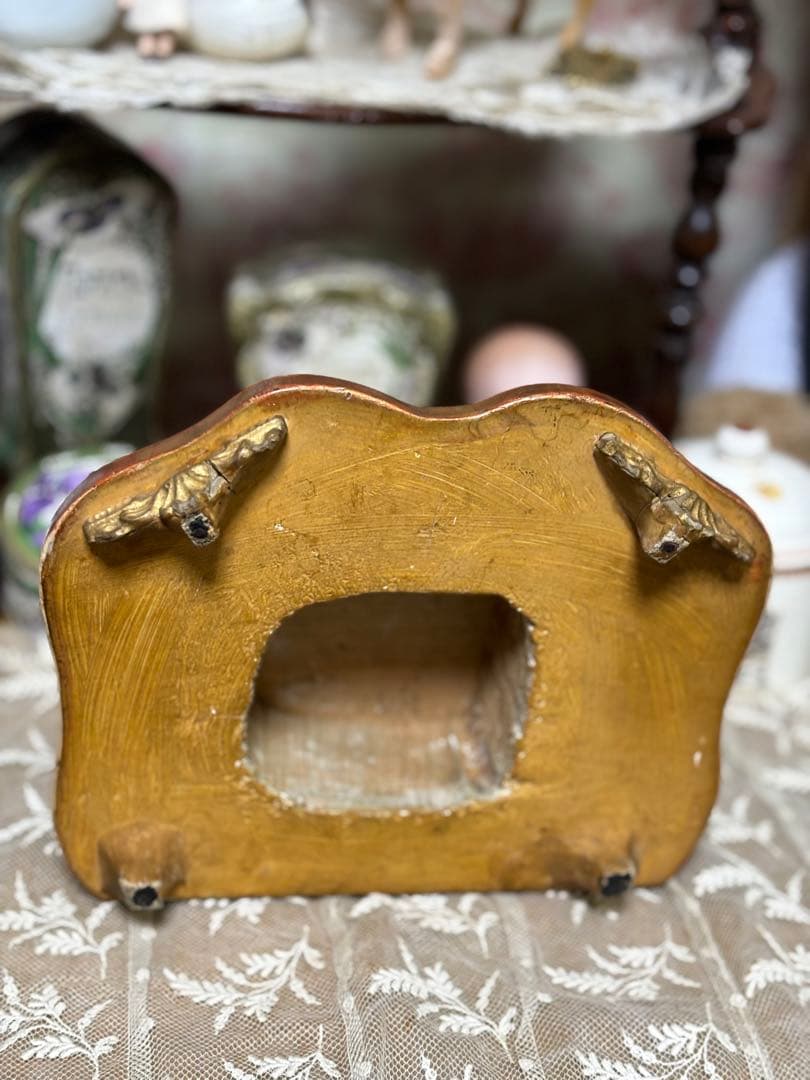 フランスアンティーク ポワドレ 台 ディスプレイ台 インテリアに