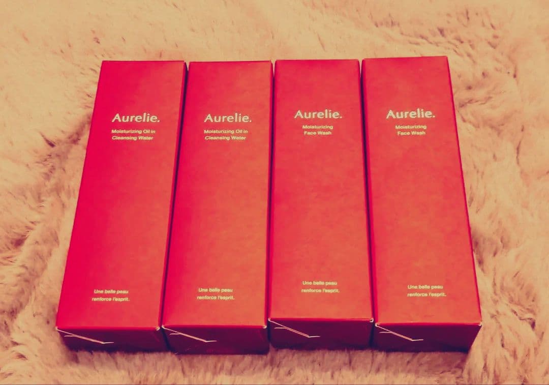 オレリー クレンジングウォーター・フェイスウォッシュ 4本セット　未開封