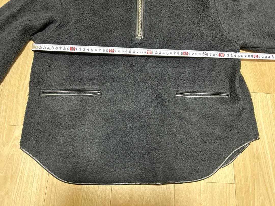 ほぼ新品 ヤクコフリース ハーフZIPフルオーバー ブラック Mの通販はau