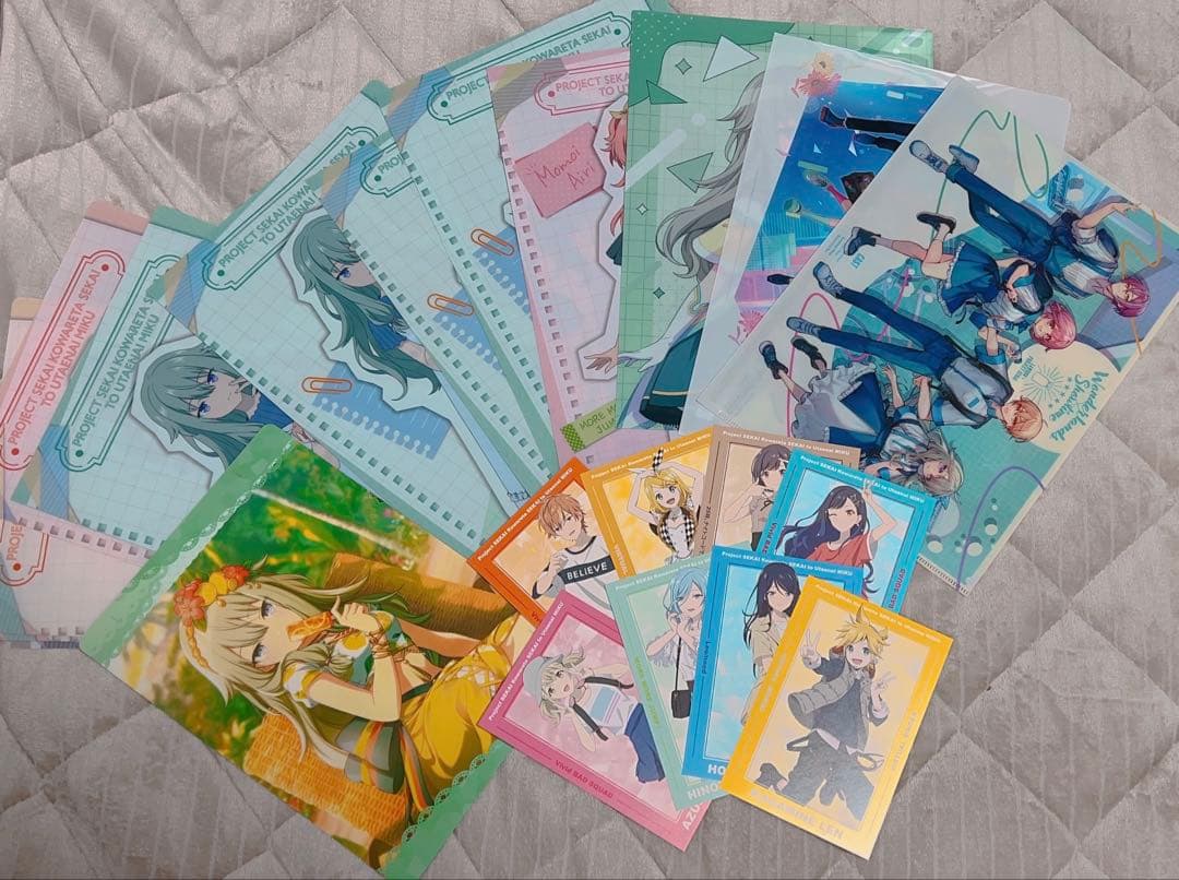 プロジェクトセカイ クリアファイル 下敷き ポストカード - メルカリ