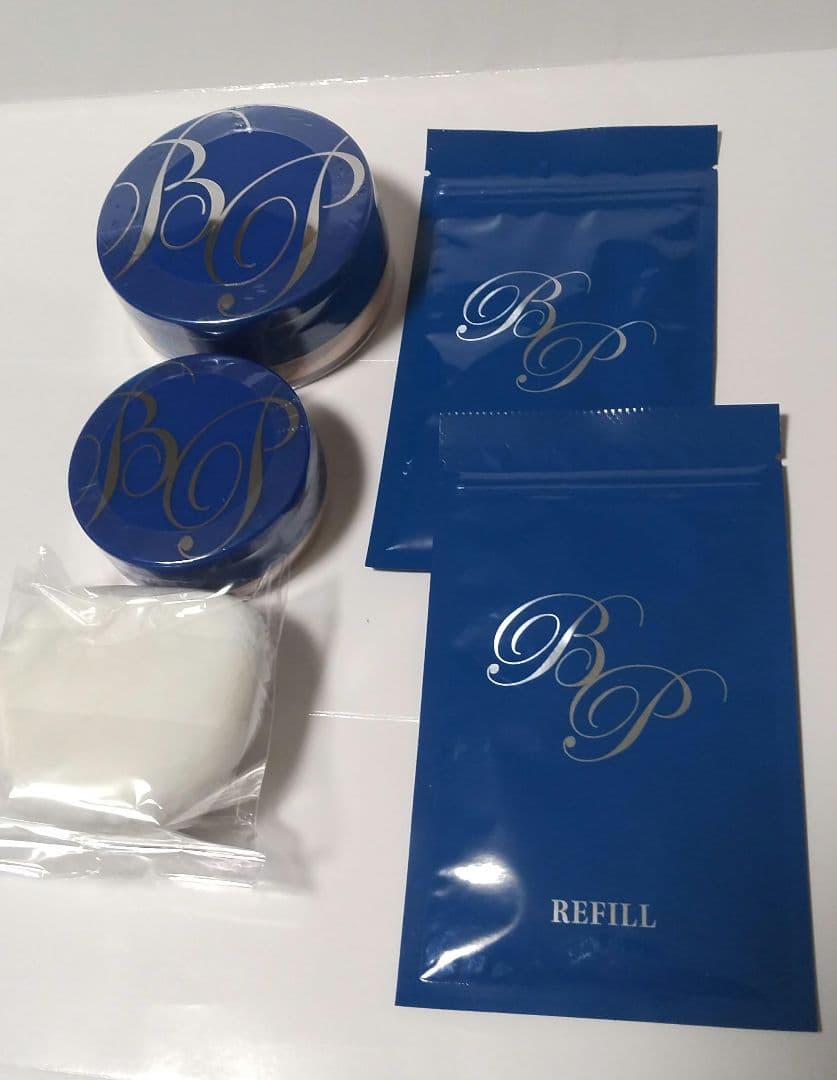 BPパウダーA フェイスパウダー 本体<大>、本体<小>レフィル2個