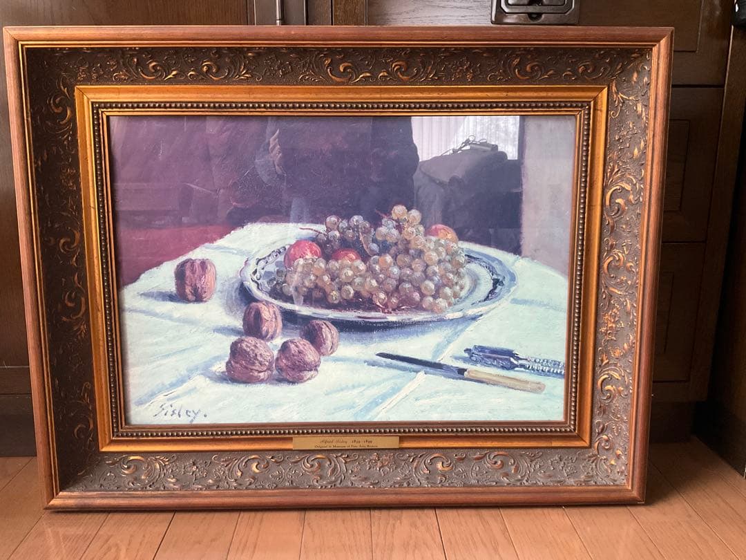 シスレイ　静物画　複製品