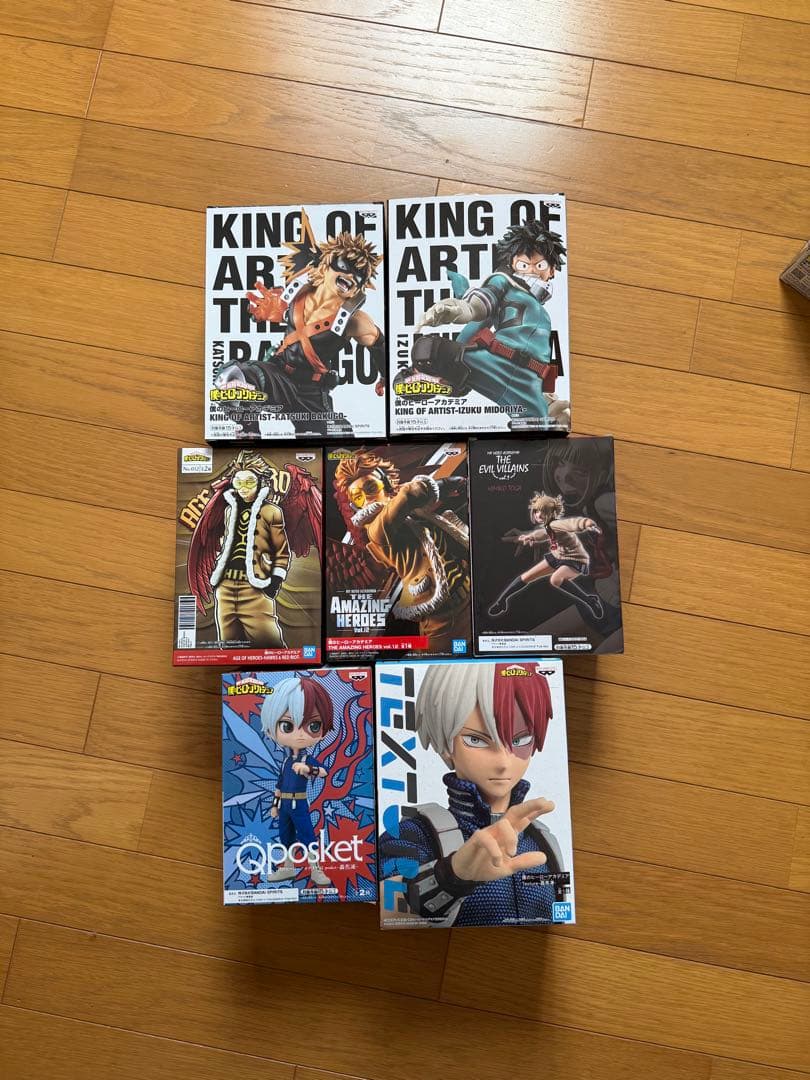 ヒロアカ　 緑谷出久 & 爆豪勝己 その他7体フィギュアセット