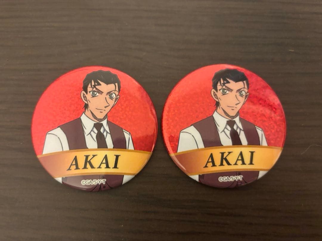 名探偵コナン アニメコナン展 赤井秀一 缶バッジ - メルカリ