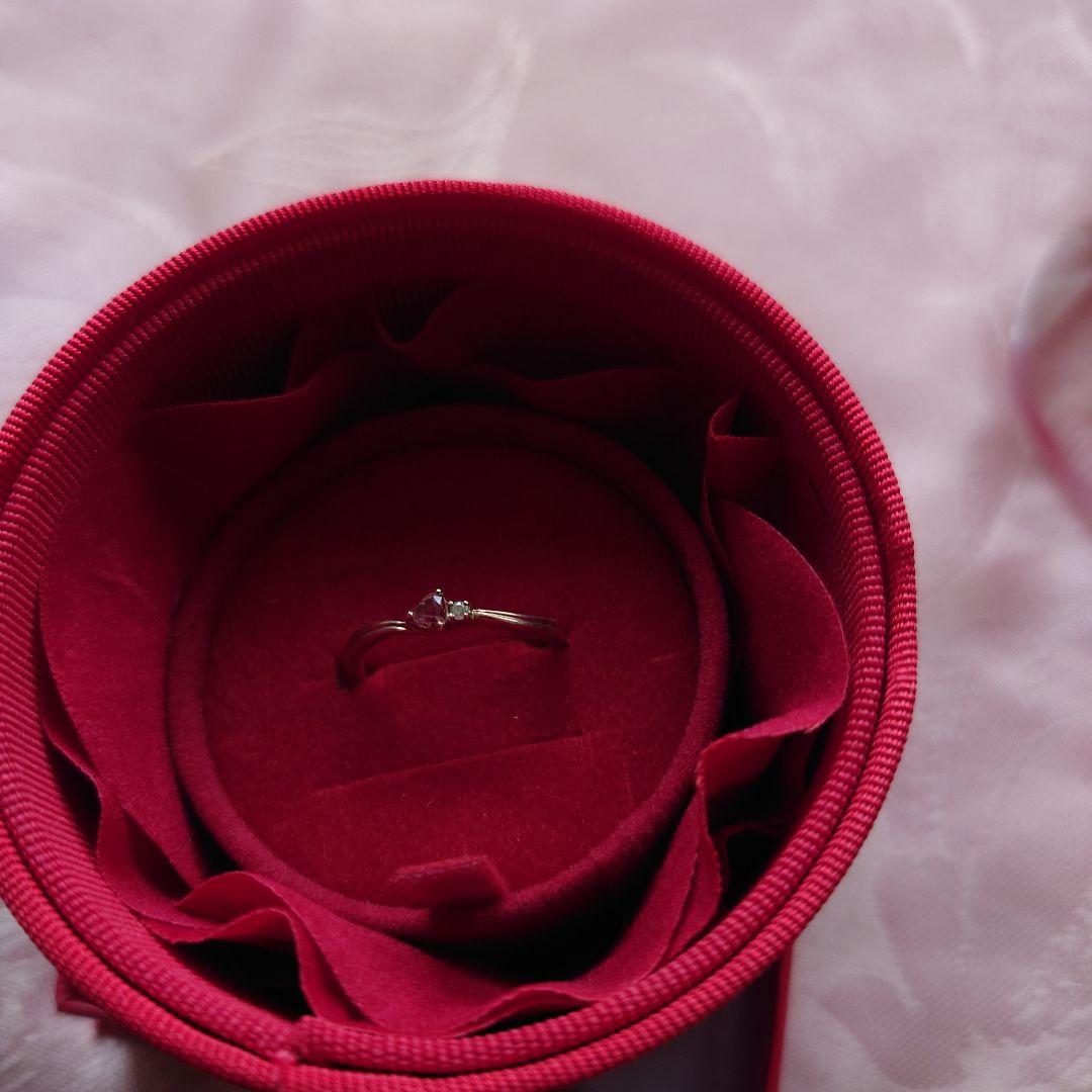 4℃ ルビーの指輪