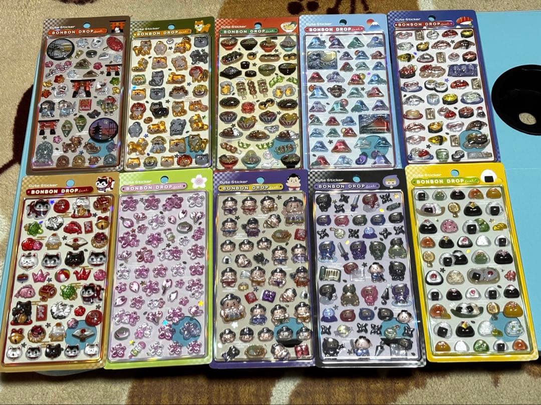 け*い様 正規品☆ボンボンドロップシール 和柄 10枚セット