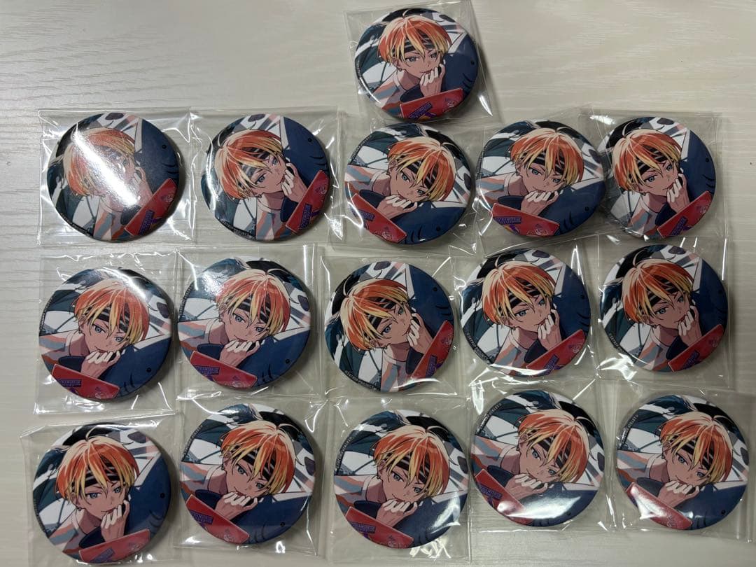 エイトリ 18TRIP 五十竹あく太 缶バッジ グッドラック まとめ売り