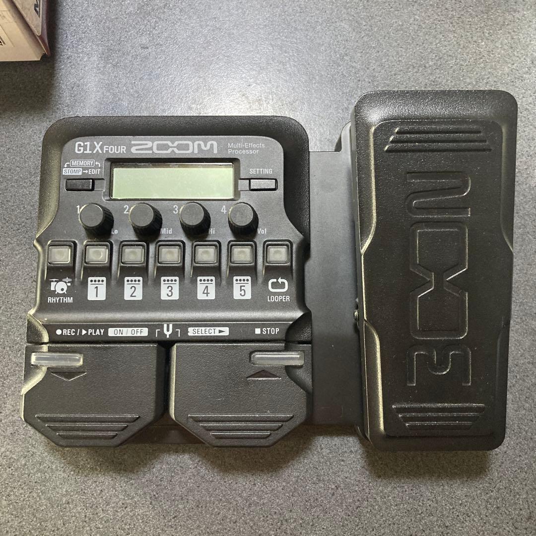 ZOOM G1X FOUR ギターエフェクター ACアダプターなし