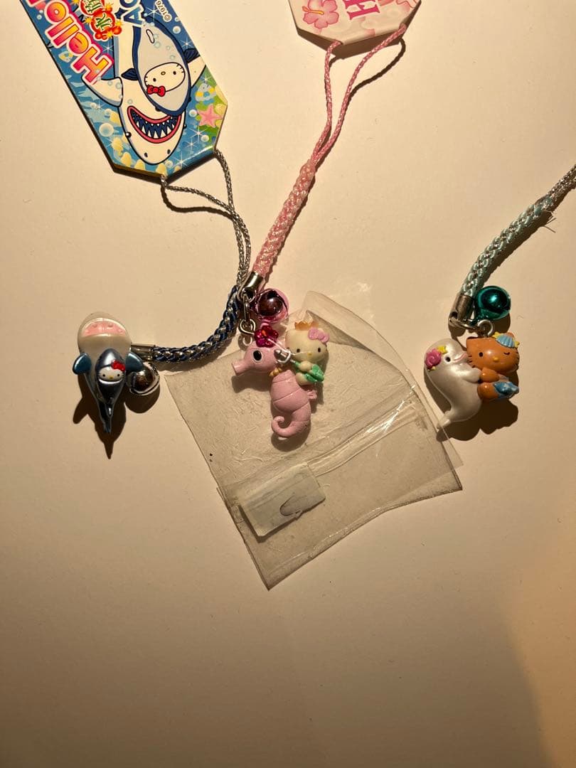 激カワハローキティストラップ3点セット