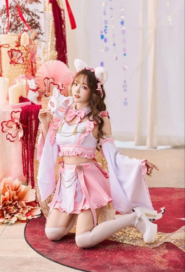 マリームーン ピンク巫女服