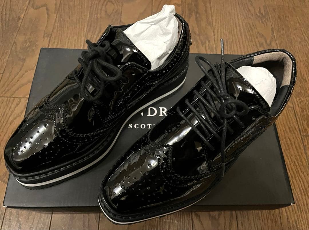 【新品同様】ST ANDREWS ゴルフシューズ SS 23.0cm 厚底