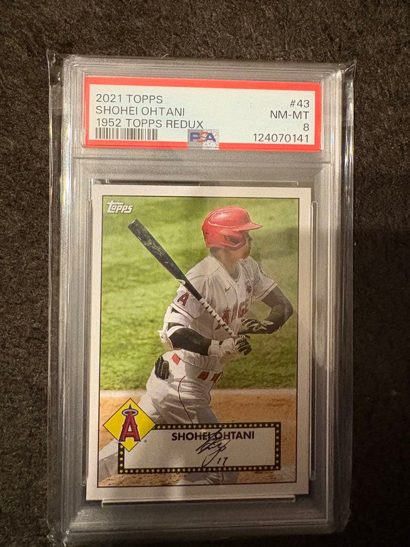 2021 Topps #43 1952 大谷翔平 サインカード PSA8 - メルカリ