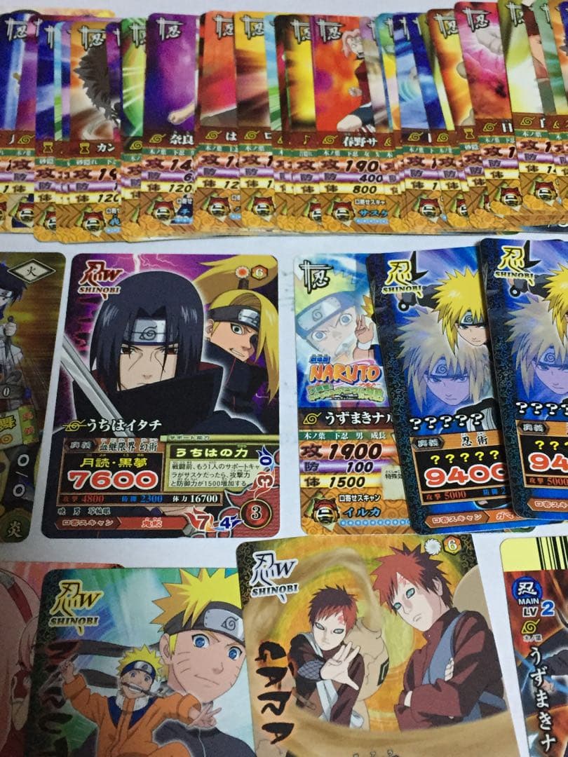 NARUTOナルトデータカードダス まとめ売り - メルカリ