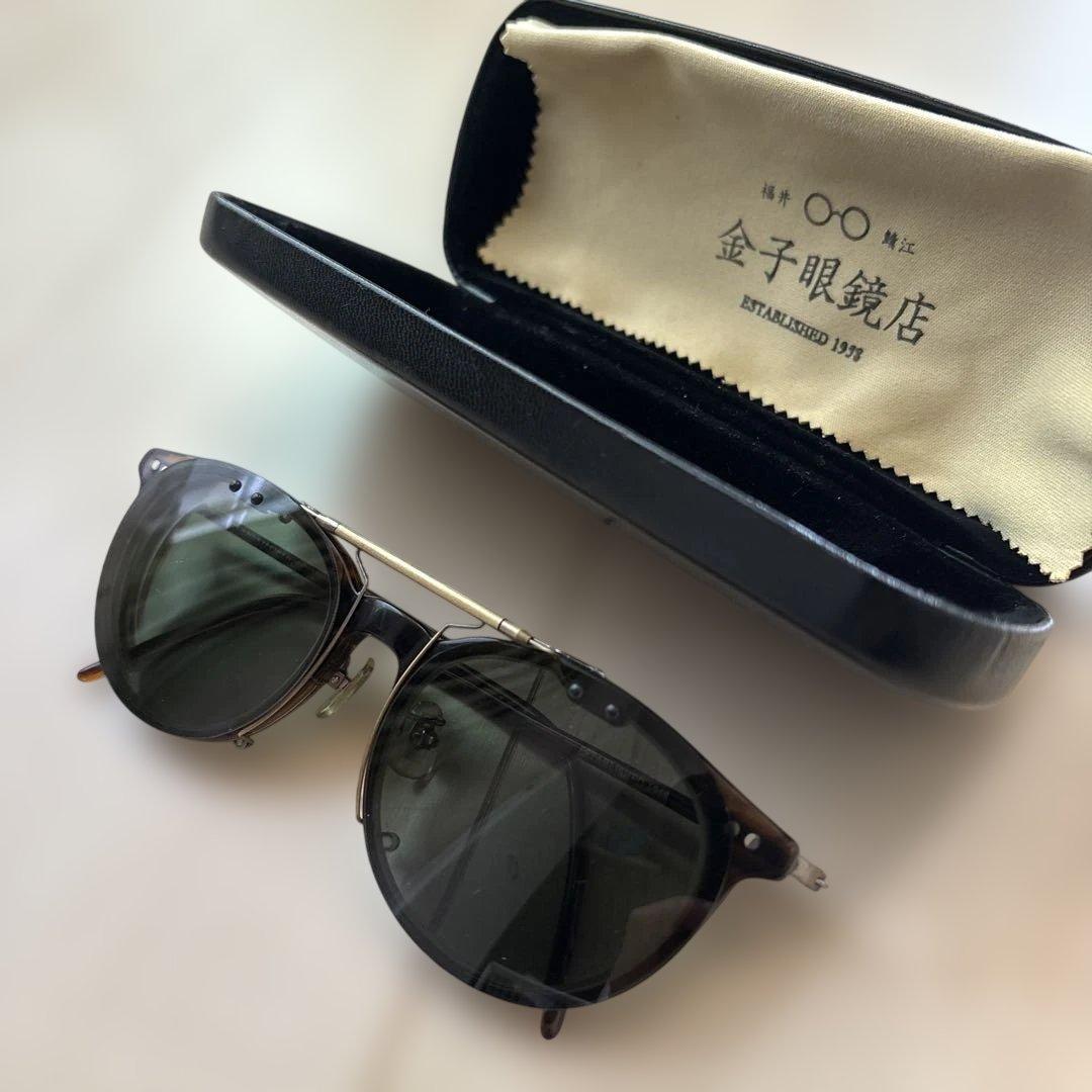 金子眼鏡 KJ-05 BRH 跳ね上げ式サングラス KANEKO OPTICAL