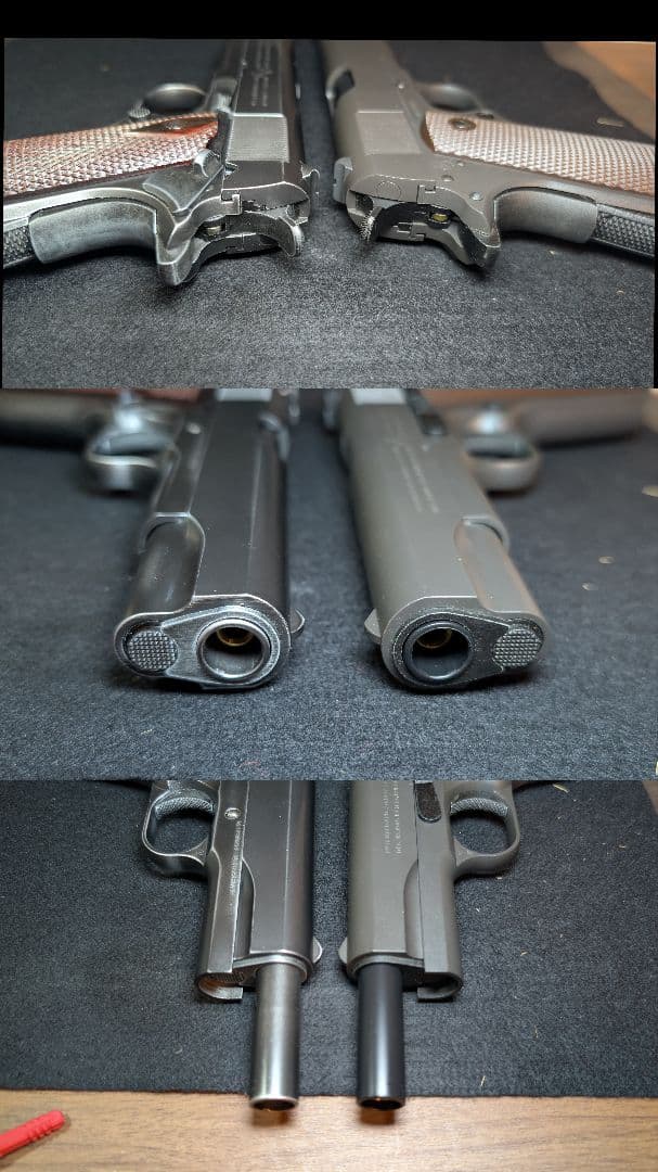 東京マルイ コルトガバメント バトルダメージ塗装 リアルウッド