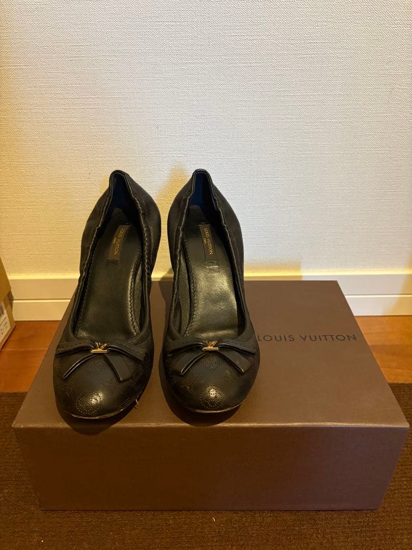Louis Vuitton ブラック ハイヒール　7ハーフ 楽天市場】ハイヒール（ブランドルイ・ヴィトン）（パンプス