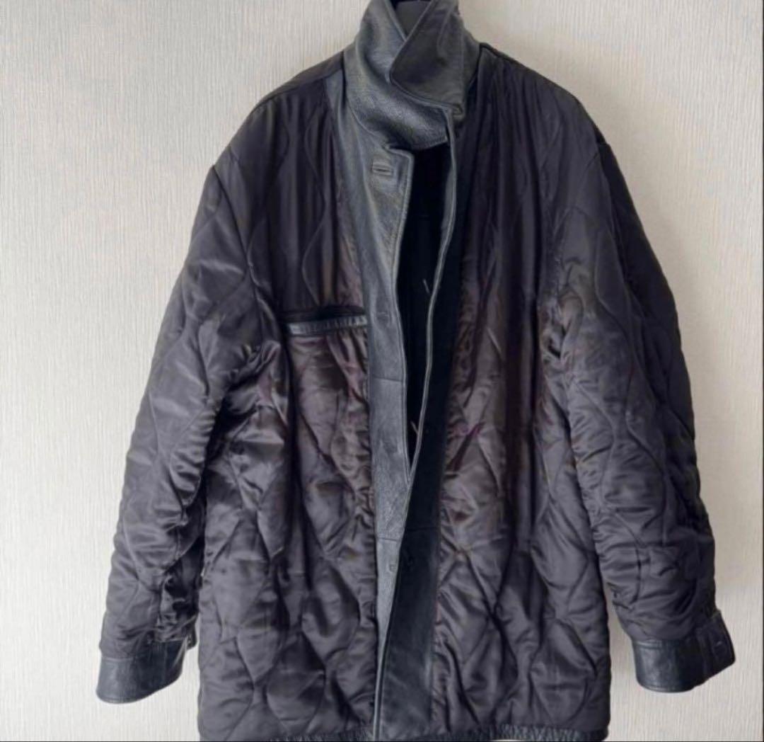 極美品】OLD GAP レザー カーコート ブラック L 野村訓市着用モデル