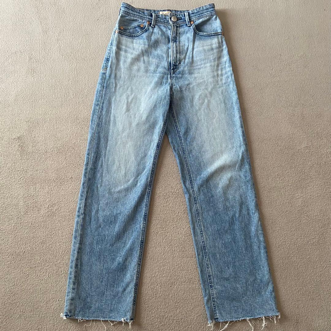 美品　YANUK IENA 別注ヤヌーク ボーイズストレートLEA 25