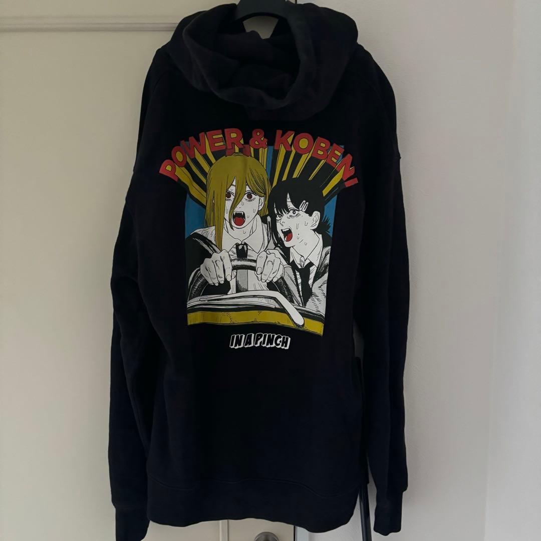 glamb (グラム)×チェンソーマン　パワー×コベニ パーカー 黒