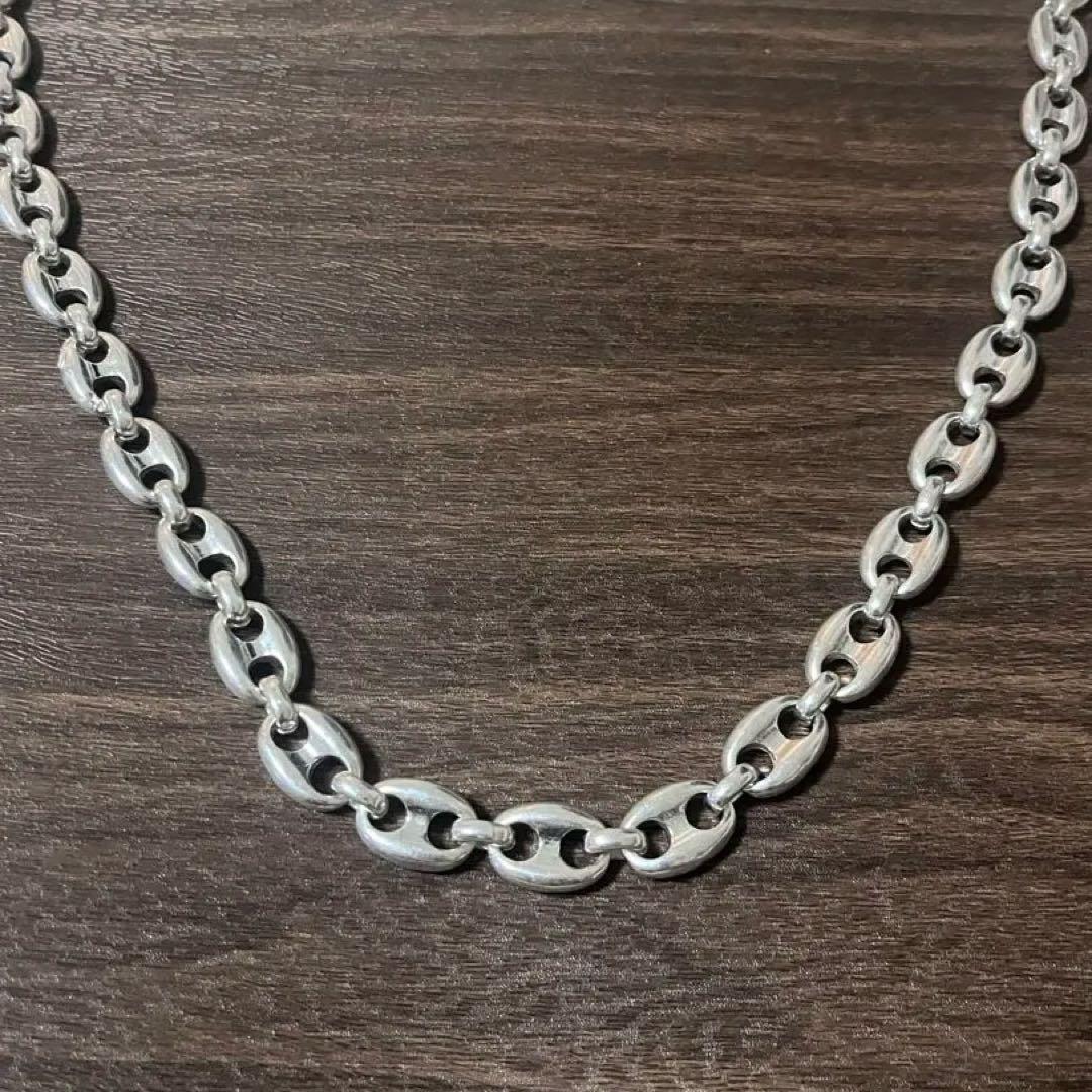 入手困難】シルバー 925 ネックレス ヴィンテージ アンカーチェーン