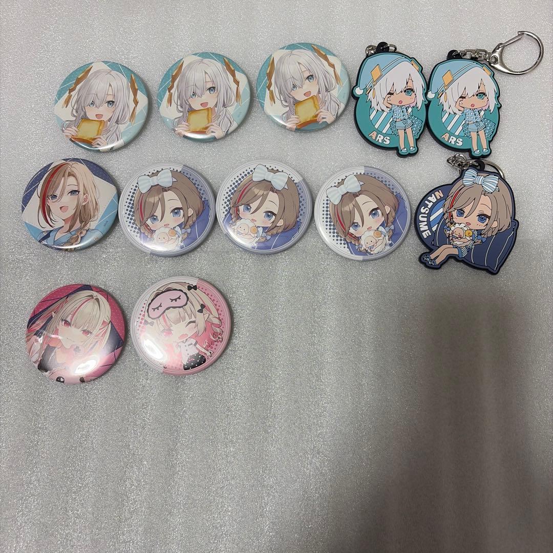 にじさんじ 缶バッジ 単品 アルス・アルマル 来栖夏芽 魔界ノりりむ