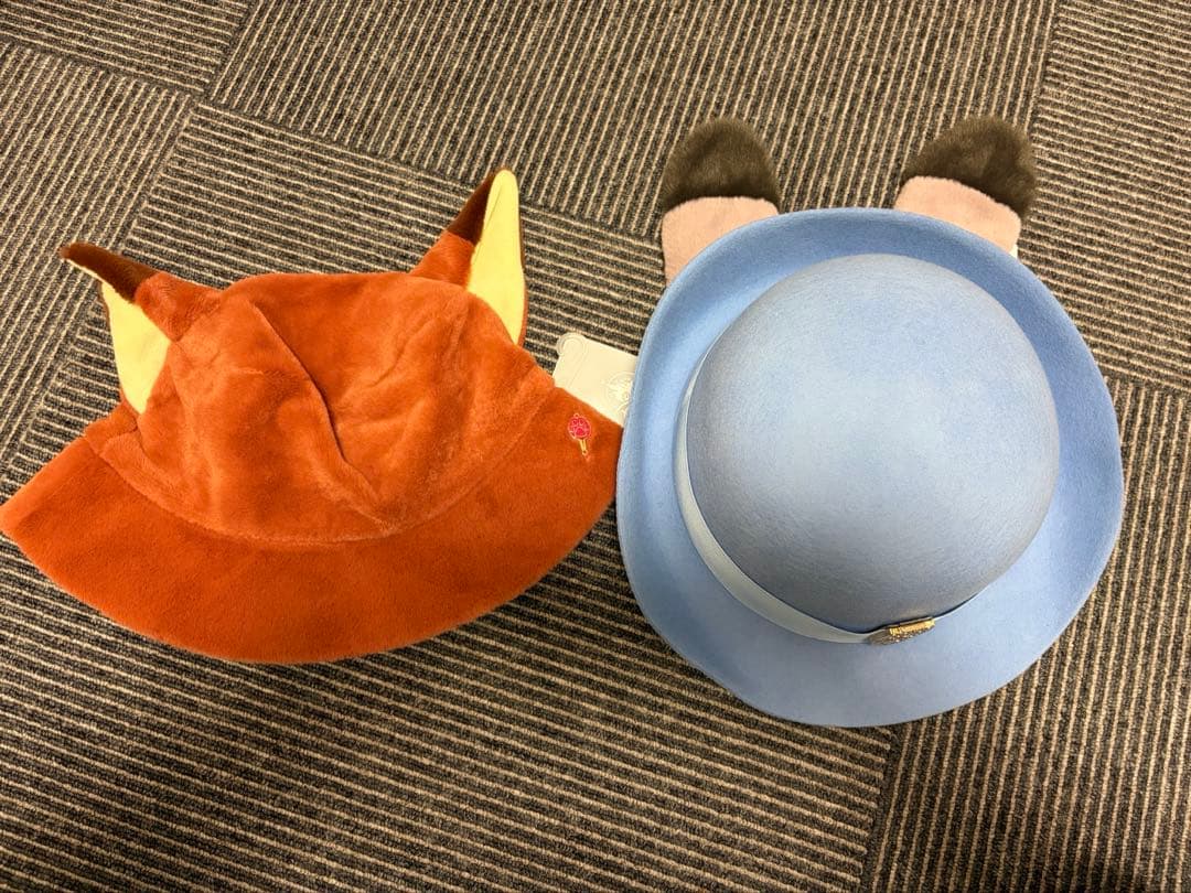 ズートピア　ディズニーストア　帽子　ハット　ニック　ジュディ