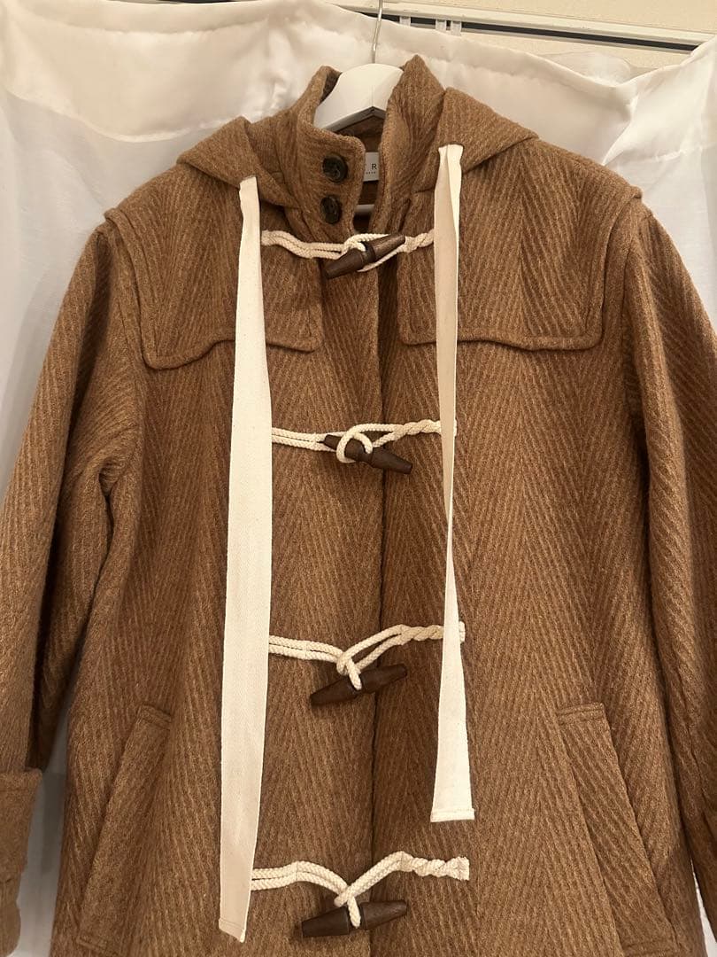 ETRE TOKYO ヘリンボーンダッフルコート Freeサイズ - メルカリ