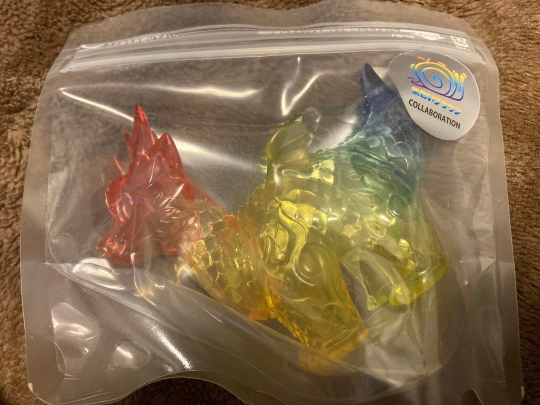 茶色いブラウン ソフビ リュドラ しぇふ染 小夏屋　ネゴラ