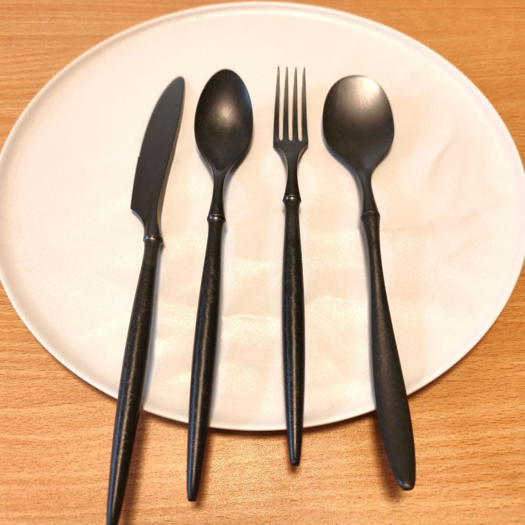 新品ARASエイラス　スプーン、フォーク、ナイフ、カレースプーンの4点セット×3