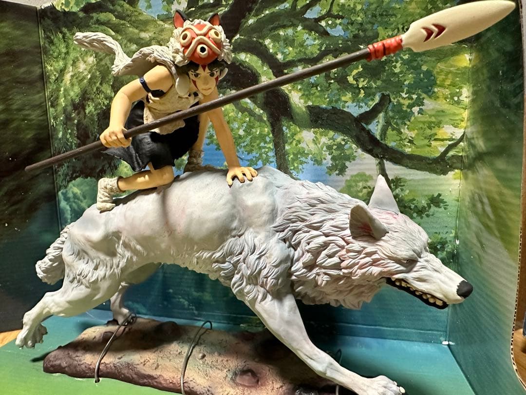 もののけ姫 サンと犬神 フィギュア コミニカ メモリアルコレクション