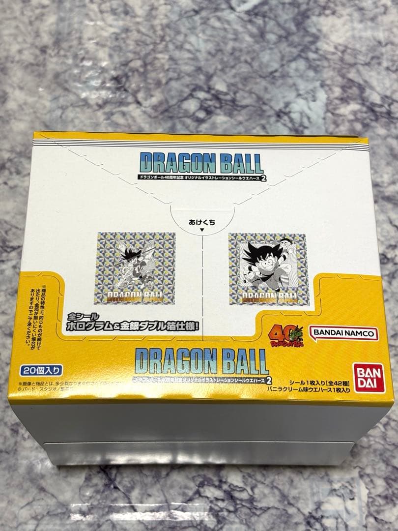 ドラゴンボール40周年記念 オリジナルイラストレーション シール