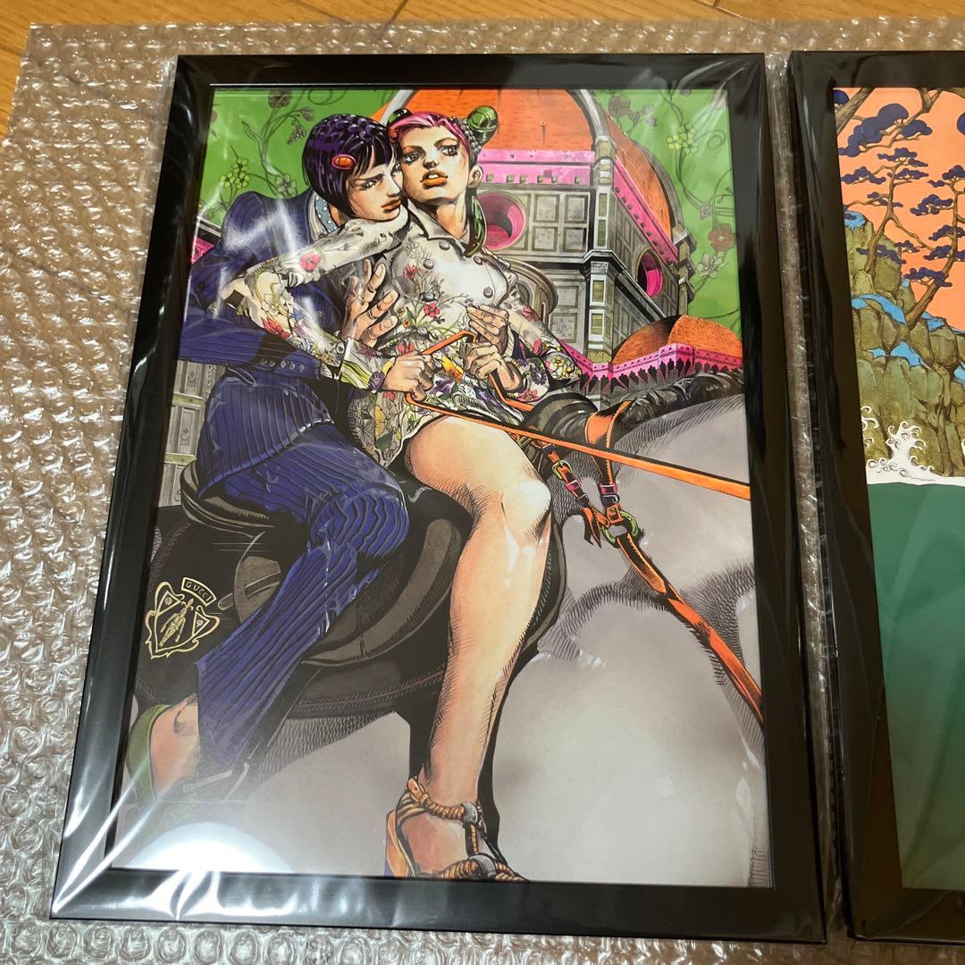 ジョジョの奇妙な冒険 額付きポスター ブチャラティ徐倫 ジョジョ