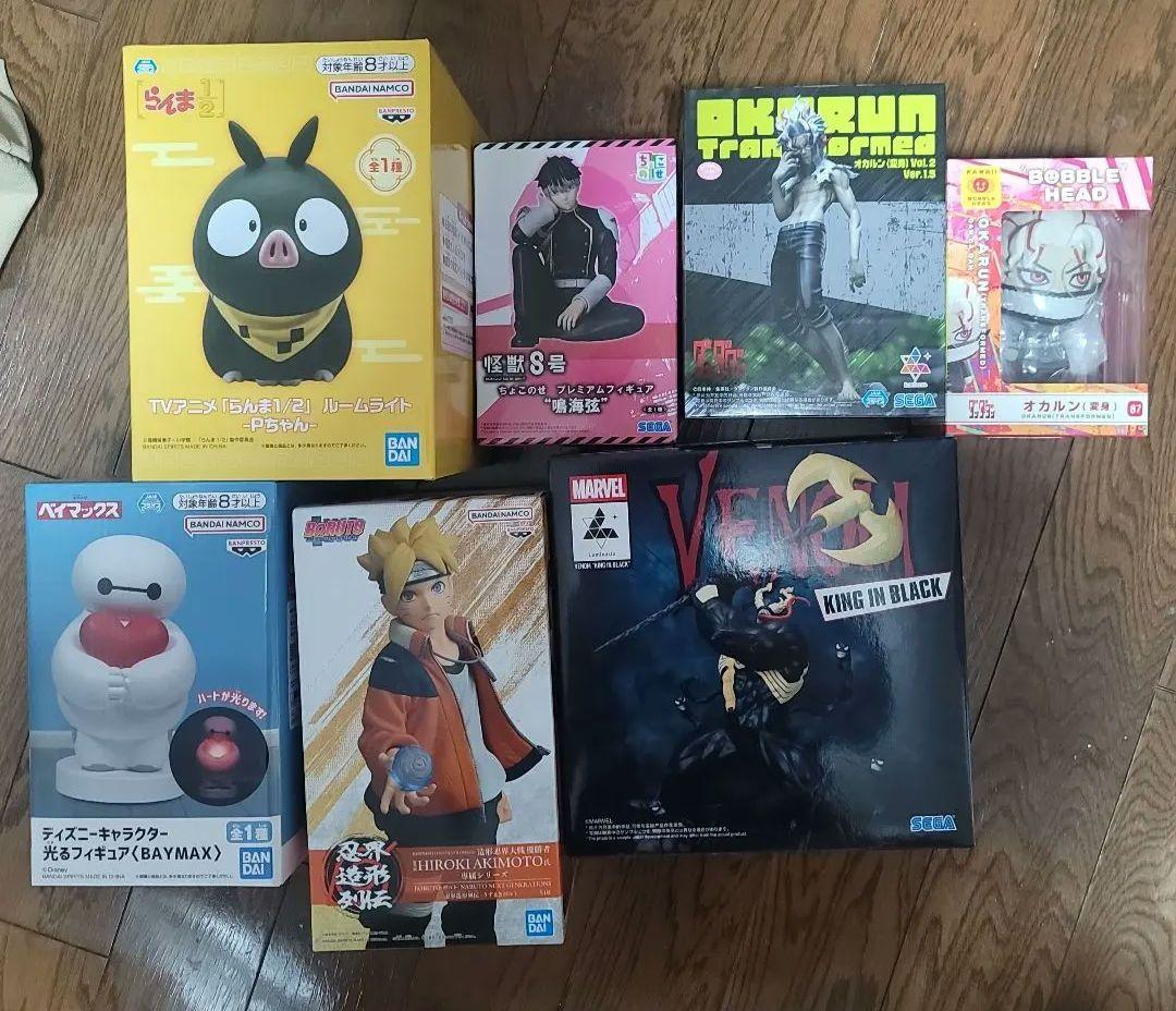 プライズフィギュア 7点 まとめ売り らんま ヴェノム ナルト　オカルン等
