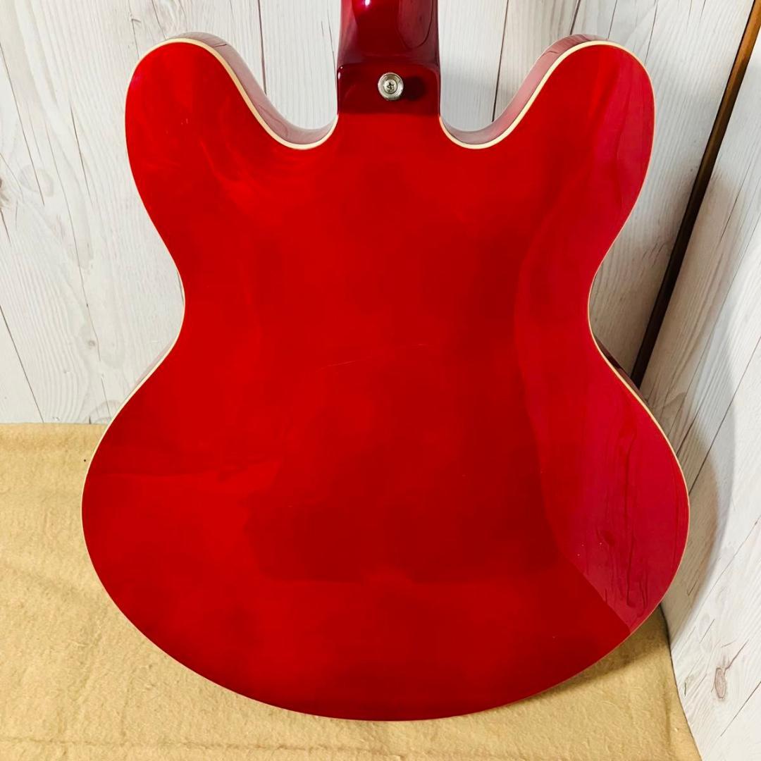 Tony Smith セミアコ ハードケース付き レッド ギター ES-335 - メルカリ