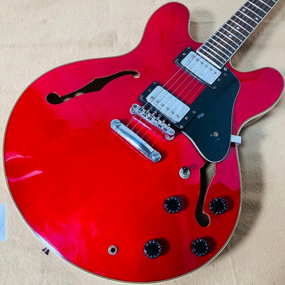 Tony Smith セミアコ ハードケース付き レッド ギター ES-335 - メルカリ