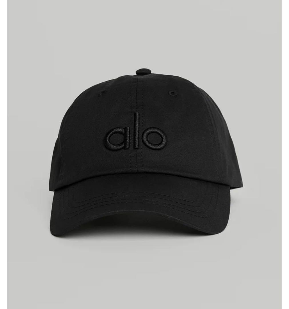 正規品】alo Yoga キャップ ブラック （タグ付き） - メルカリ