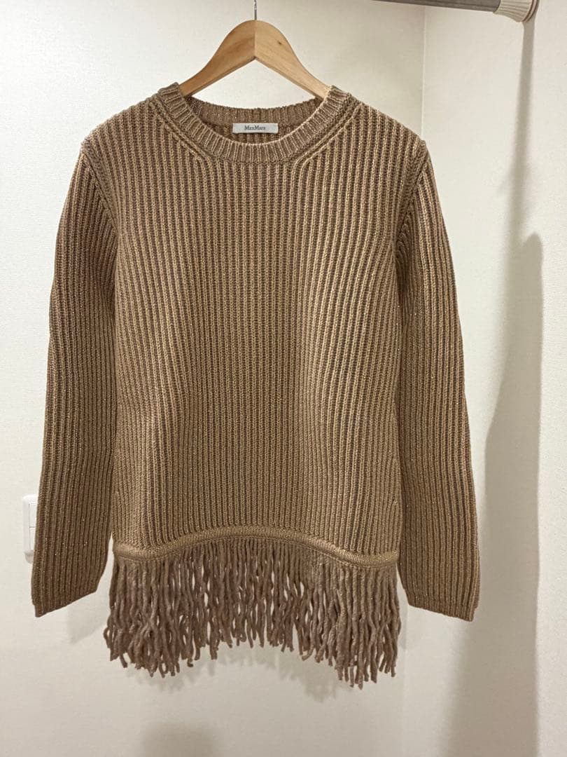 Max Mara フリンジニット マックスマーラ(MAX MARA)|裾フリンジニット|【ハードオフ公式通販