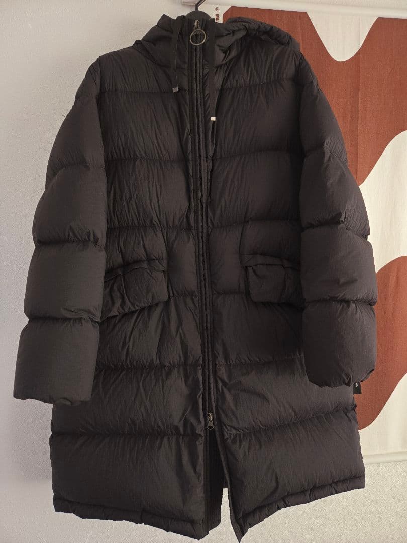 Gymphlex ジムフレックス 黒 ダウンジャケット フード付き