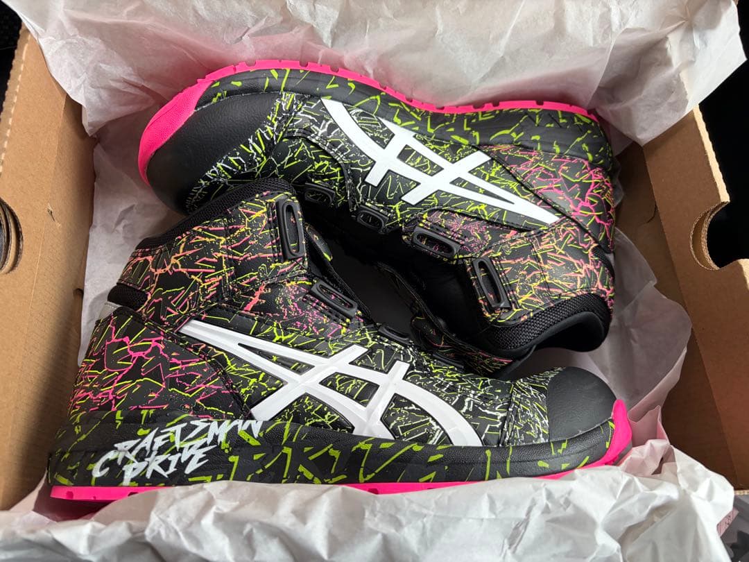 アシックス安全靴 限定 ウィンジョブCP304 BOA MAGMA 26.5cm