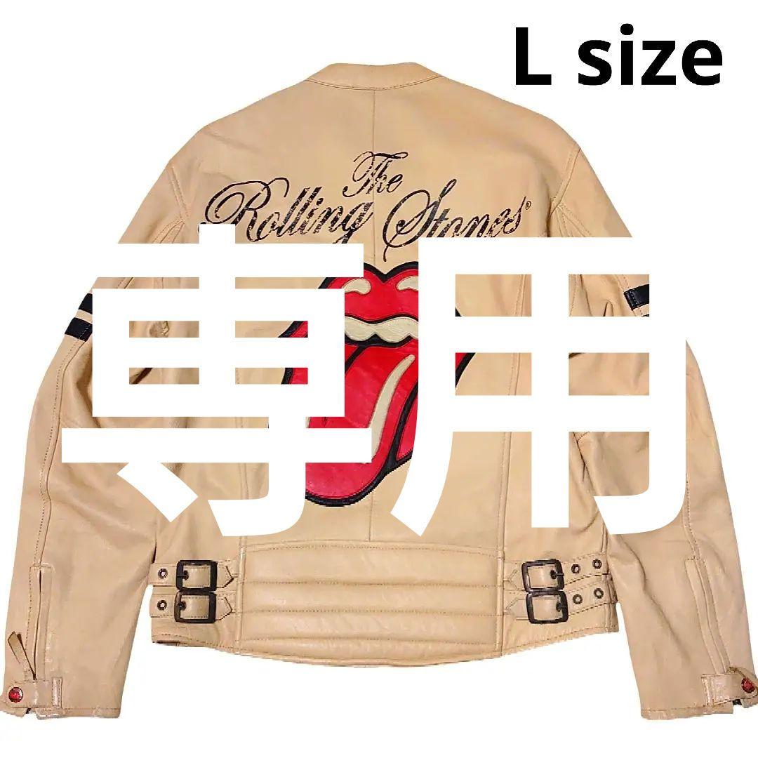 【超希少】ローリングストーンズ 羊革 バック刺繍 シングルライダース L 2026年最新】The Rolling Stones ライダースの人気アイテム - メルカリ