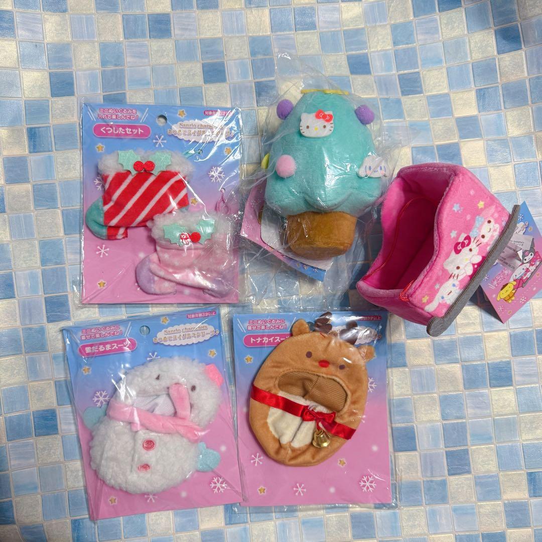 サンリオ　ぬいぐるみ　クリスマス　グッズ　5点セット